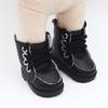 20cm Cotton Doll Shoes Clothes Accessories For 1/12 Dolls PU Leather College Style Shoes Doll Fashion Boots DIY Doll Gift Toys