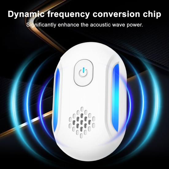 1/2/4/6 Stück Ultraschall-Schädlingsbekämpfer, Hochleistungs-360-Grad-Schutz, Insektenbekämpfungsgerät, energiesparender Mückenabwehr