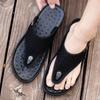 2020 New Men's Fly-woven Breathable Sandals Slippers Flip-flops 2025 Straight Hair