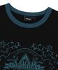 AAKAM Stamp Printed Ringer Top (Black)