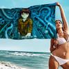 Serial Experiments Lain Anime  Microfiber Beach Towel Absorbent Quick Dry Soft Yoga Swimming Resort Mountain Climbing Towel