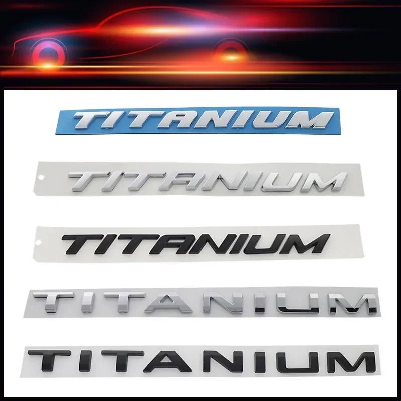 3D TITANIUM for US American SUV Off ORoad car trunk Nameplate Decal Emblem Badge Sticker