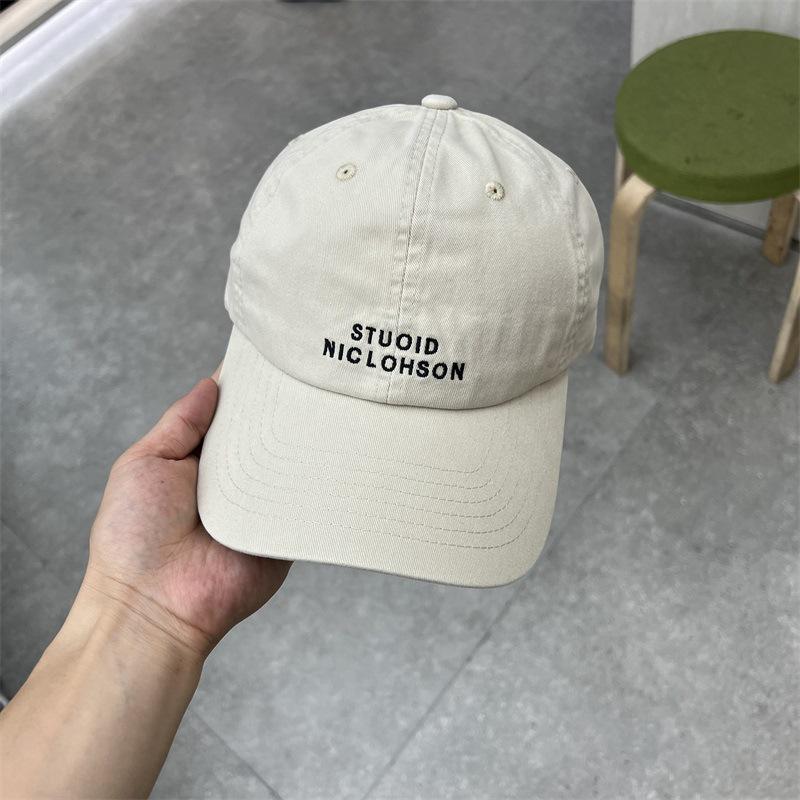 Peaked Cap Unisex New Spring and Autumn Summer Deep Top Showing Face Small Sunscreen Sunshade Wide Brim Baseball Hat