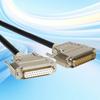 DB25 RS232 Extension Cable Double Shielding 26AWG Parallel Port Serial Port Cable Printer Data Cable Black