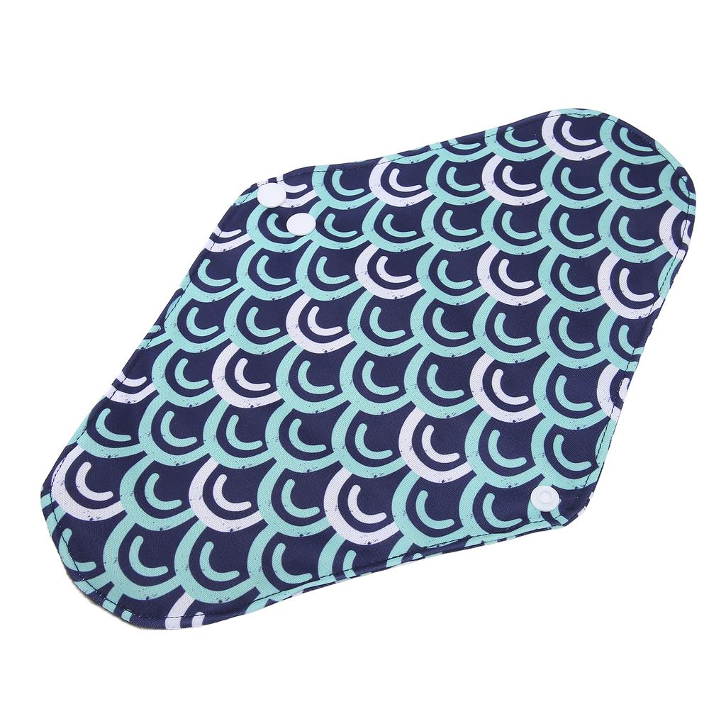5pcs Washable Reusable Sanitary Pad Women Travel Portable Soft Brthable Printed Elegant Menstrual Pad