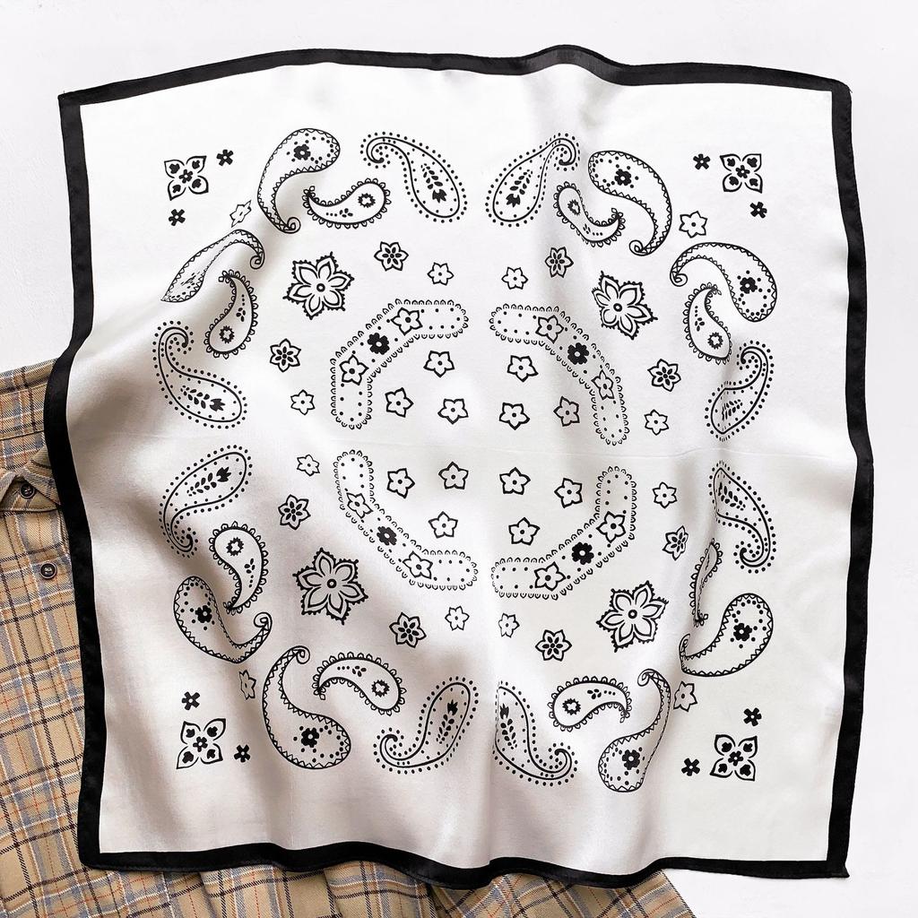 53 * 53 cm Mulberry Silk Lite firkantet skjerf Multifunksjonelt Profesjonell motedekorasjon Silkeskjerf for vår- og høstvarmesjal