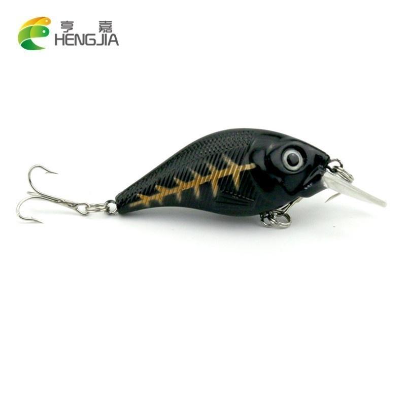 6pcs HENGJIA Crankbait with Rattles 7.5cm 12g Quality Plastic Fishing Bait Bass Pike Jerkbait 6pcs
