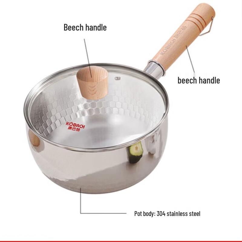 Combah 304 Stainless Steel Saucepan 18cm