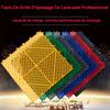 400x400x18mm Floor Garage Tile Plastic Drainage Mat Portable Garage Slabs  For Car Parking Wokshop