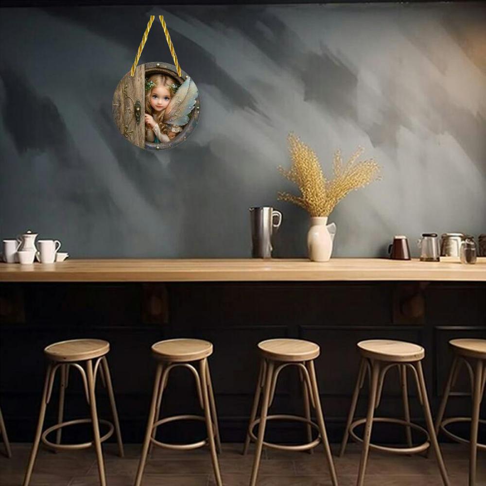 20Cm Acrylic Material Flat 2D Ornament, Pendant Decoration, Elegant Art Decoration, Suitable for Restaurants, Bars, Homes, Shops, Room Decoration