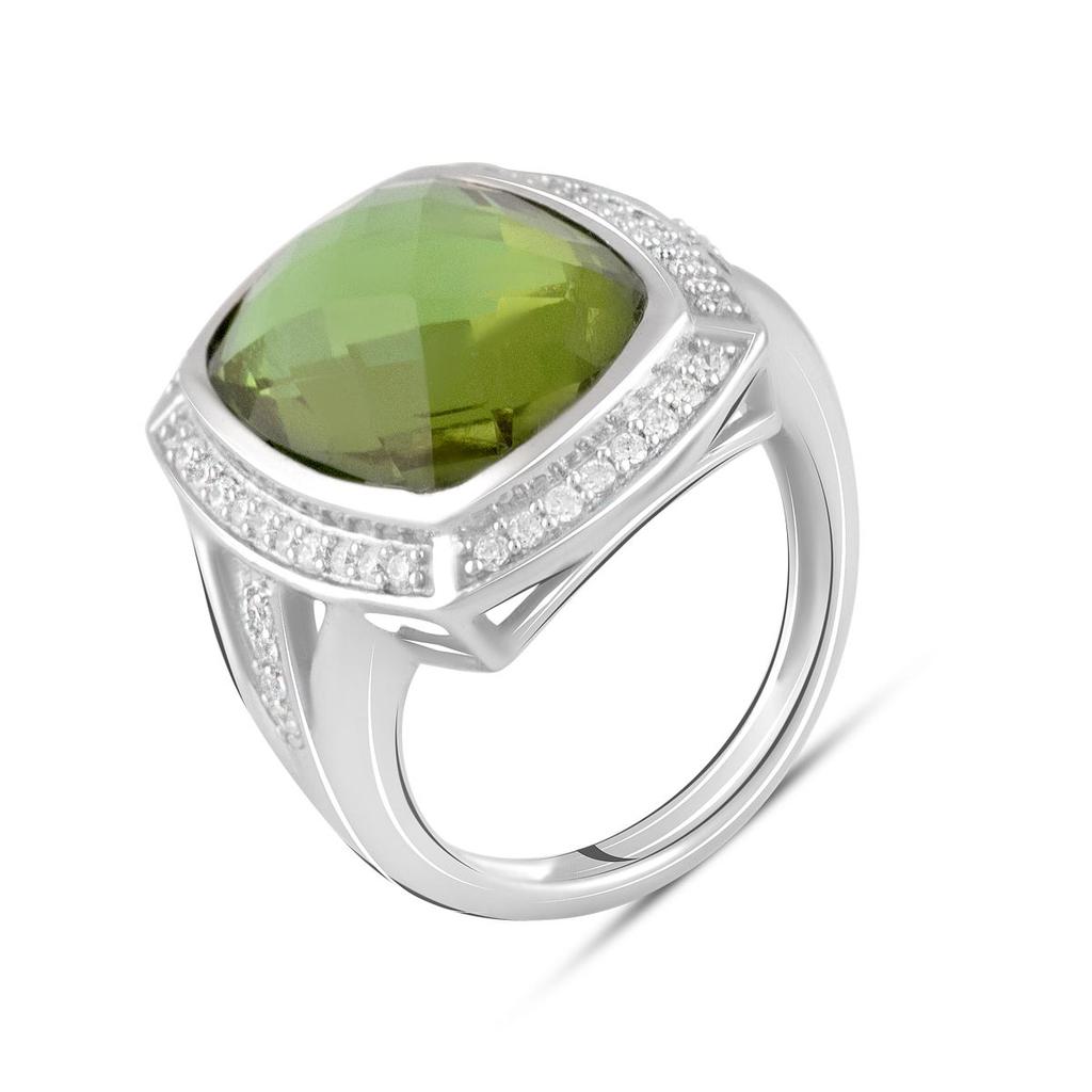Серебряное кольцо с Султанит султанитом 9.313ct (2104384)