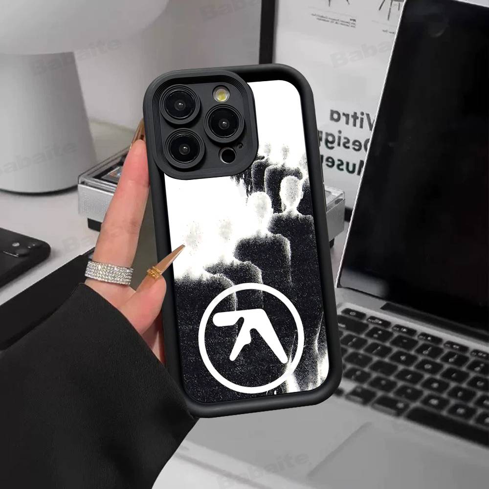 Funda de Silicona para Teléfono DJ A-Aphex T-Twin Para IPhone 17 Pro Max 16 15 14 13 12 11 Plus 17 Air
