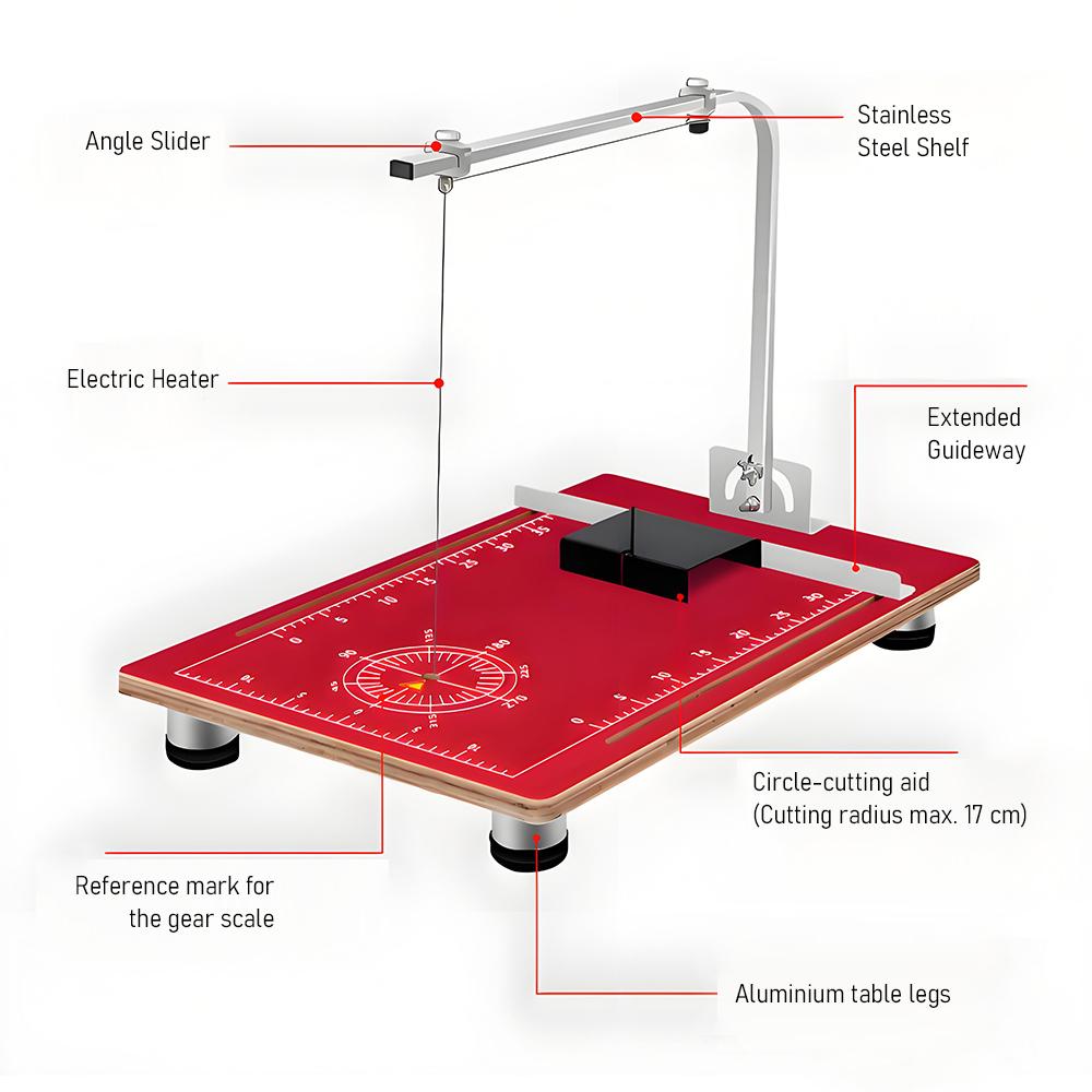 Electric Hot Wire Cutter Foam Cutting Machine Cutting Knife Hot Cutter for Sponge Fabric Pearl Cotton Extruded Plastic Board