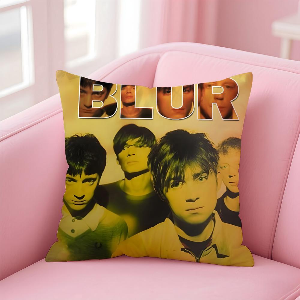 Blur Band Sänger Cool Kissenbezug Bequem Wendbarer Kissenbezug Ideal für Auto Sofa Schlafzimmer & Mehr