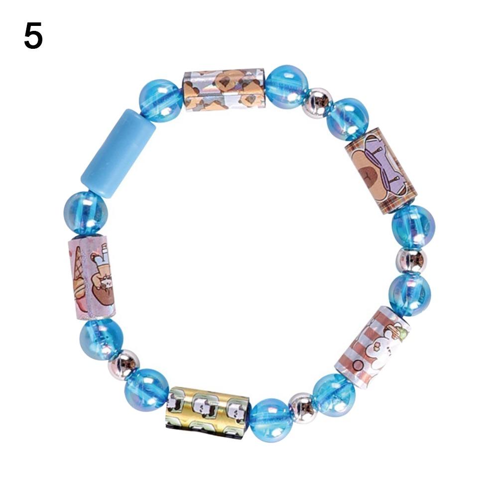 DIY Sticker Toy Bracelet Wearable Bracelet Beaded Toys New Stickers Beaded  Gifts