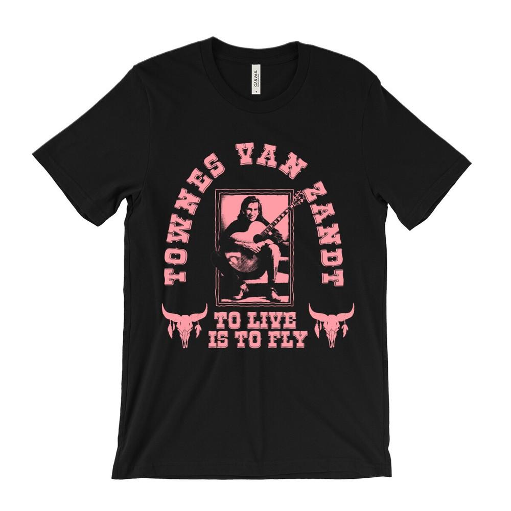 Townes Van Zandt T-Shirt - To live is to fly - country - fan art Unisex T-Shirt S