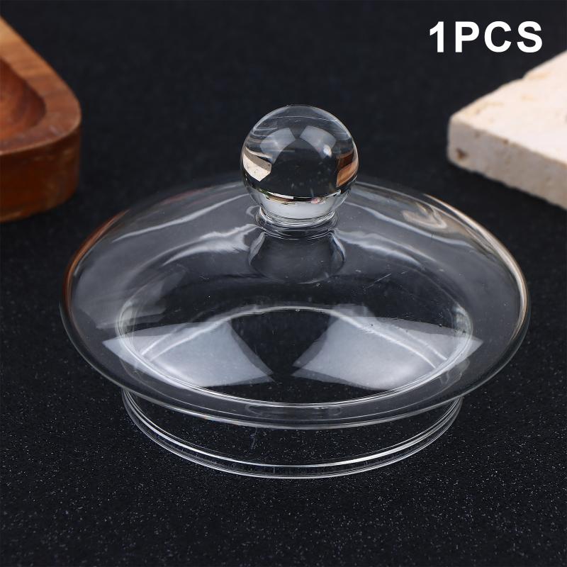 Teekanne Deckel Ersatz Glasdeckel Hitzebeständiger Glasdeckel Sieb Kanne Glasabdeckung Filter Für Haushalt Reise Ersatz