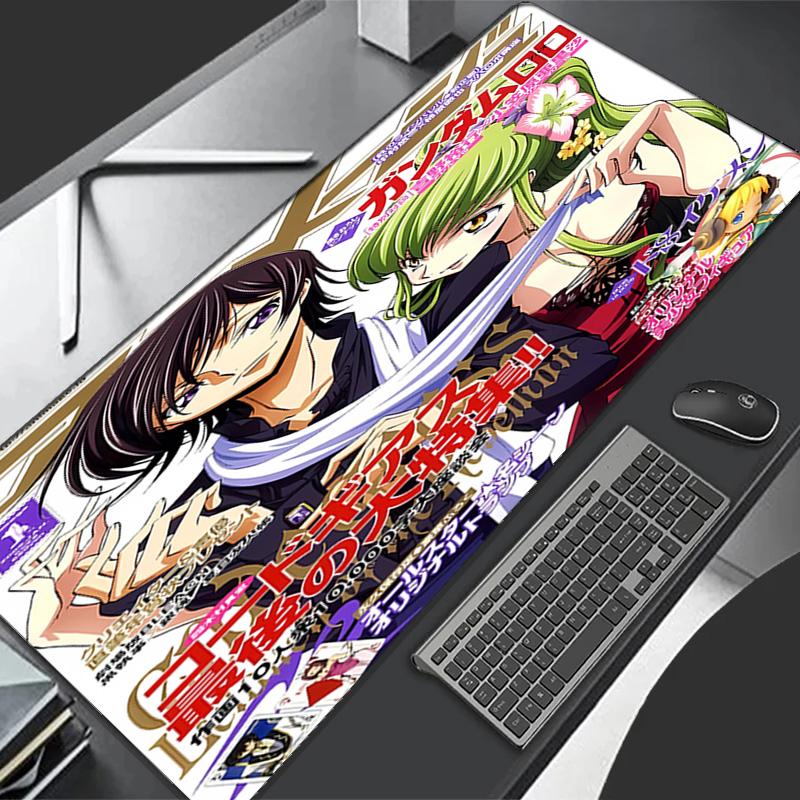 Anime Code Geass Theme Premium Non-slip Mouse Pad with Stitched Edges,Durable Rubber Material,for Desktop & Gaming Great Gifts