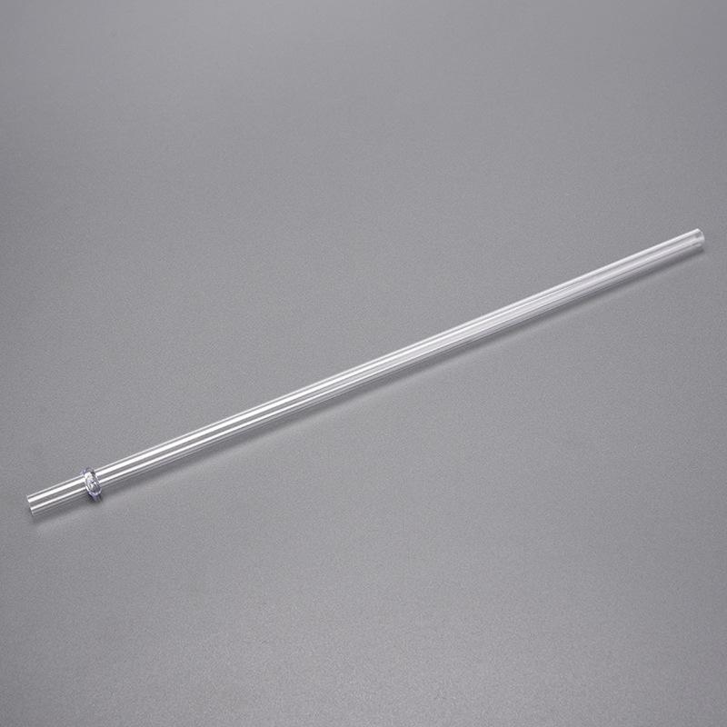 7Mm Aperture Straw 37 Color Solid Color Plastic Cup Accessories Pp Straw Non-Disposable Straw With Ring