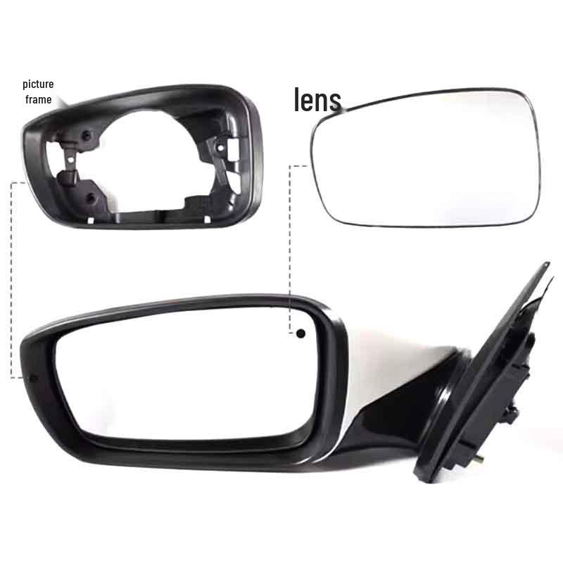 Compatible with 2011-2015 Hyundai Sonata VIII Rearview Mirror Cover with Turn Signal
