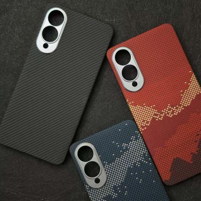 New Sunset Suitable for Samsung S25Edge Kevlar Cell Phone Case Thin Business S25Edge Protector Case Magnetic Suction