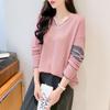 Mokana Elegant Long Sleeve V-Neck Knitted Sweater MKNJD2675