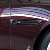 For Jaguar XF XFL XE F-Pace X761 ABS Carbon Fiber/Black Air Outlet Side Fender Vent Trim Cover Styling Sticker Accessories