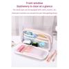 Simple Large Capacity Student Pencil Case Multi-Layer Flip Style Cute Pencil Pouch Ins Canvas Gel Pen Organizer Kids