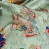 Light Green Phoenix Flower Pattern Jacquard Fabric Embossed Fabric DIY Sewing Material Cheongsam Dress Satin Garment Fabric