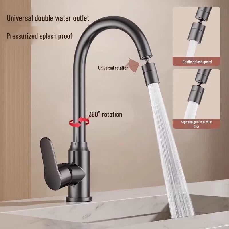 Mosazná jednootvorová baterie na studenou vodu