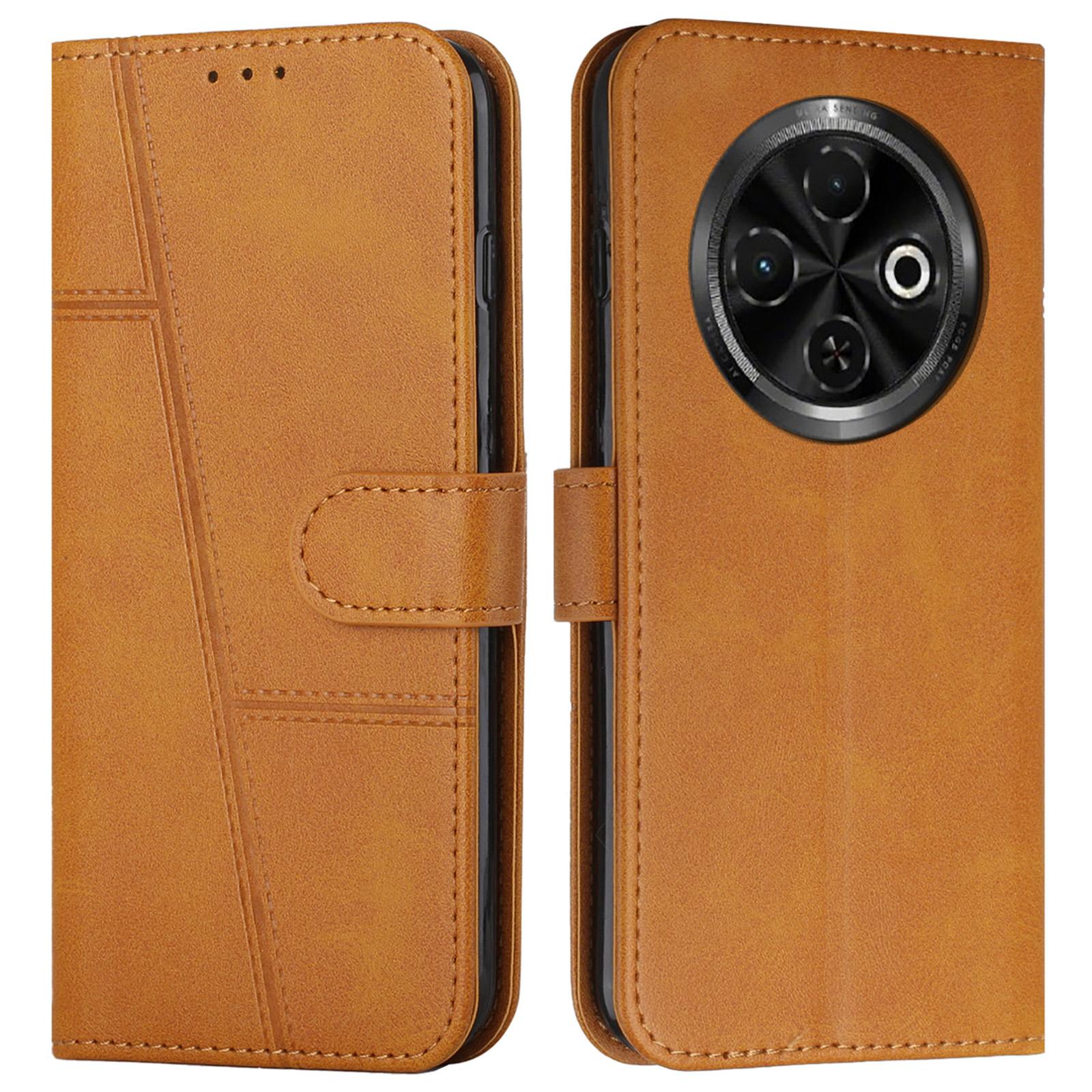 

Для чохла TECNO Spark 30C 4G Підставка Фліп Захисний Шкіряний Чохол для Телефону Yellow