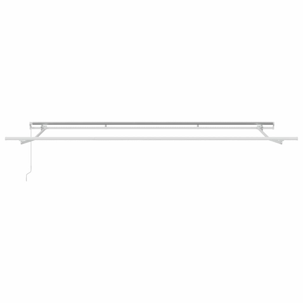 Retractable Awning Orange and Brown 500 X 300 X 165 Cm