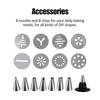Cookie Gun Squeeze Cookie Machine Cream Mounted Gun Mounted Mouth Bean Baking Tool Household Mold