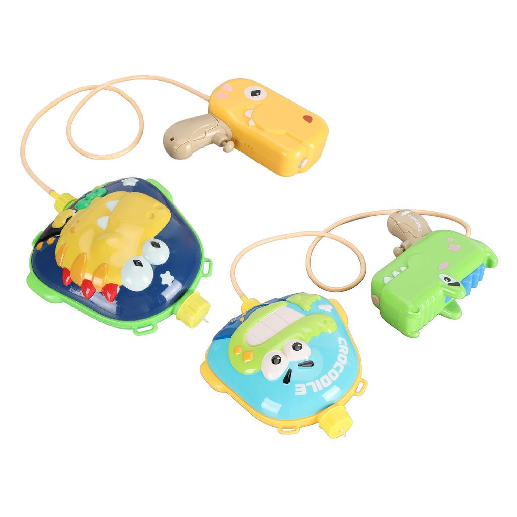 Water Shooting Toy for Kids 1000ml Capacity Backpack Cartoon Electric Water Sprayer for Outdoor Camp