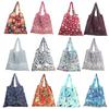Shopping Bag Printing Foldable Polyester Casual Large Capacity Groceries Bag Household Supplies
