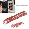 120PCS Set Silicone Coffee Machine O Ring Brew Group O Ring  Coffee Machine