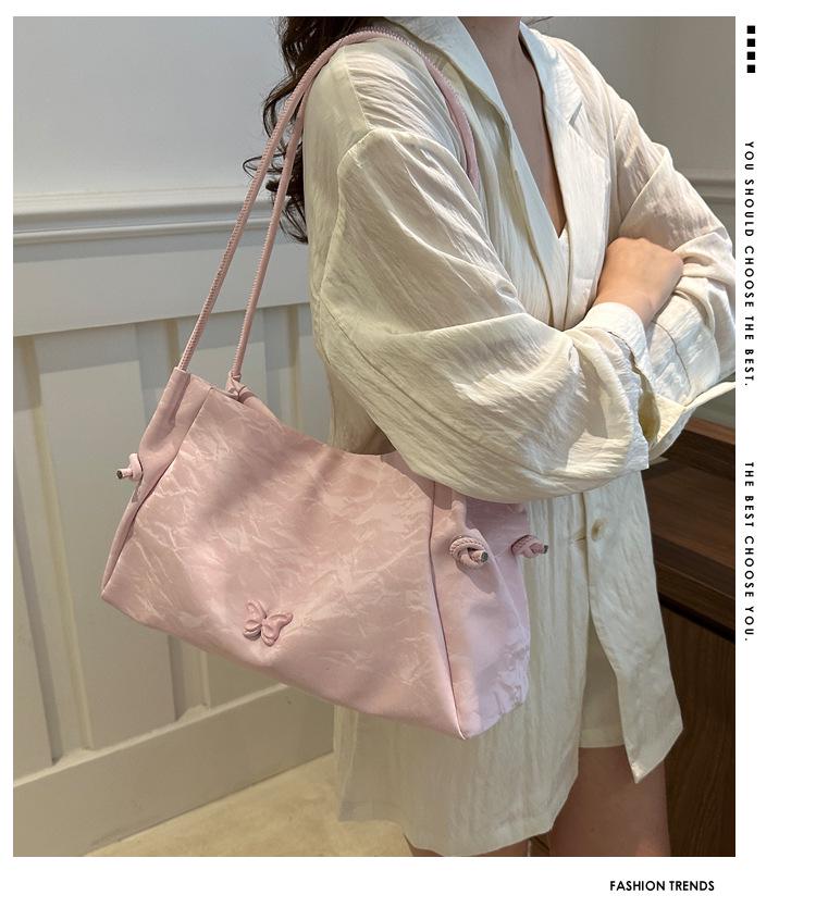 

2025 Женская Мода Большая Вместимость Сумка-тоут на Плечо - Идеально для Колледжа и Поездок на Работу One Size розовый