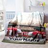 Arsenal Personalized Name Blanket Lightweight Customizable Blanket Soft & Cozy Throw For Living Room Seaside Home Decor Picnics All-Season Use