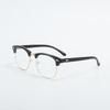 Stylish Retro UV-Blocking Rivet Sunglasses: Unisex Square Half-Frame Polarized Shades for Trendy Driving