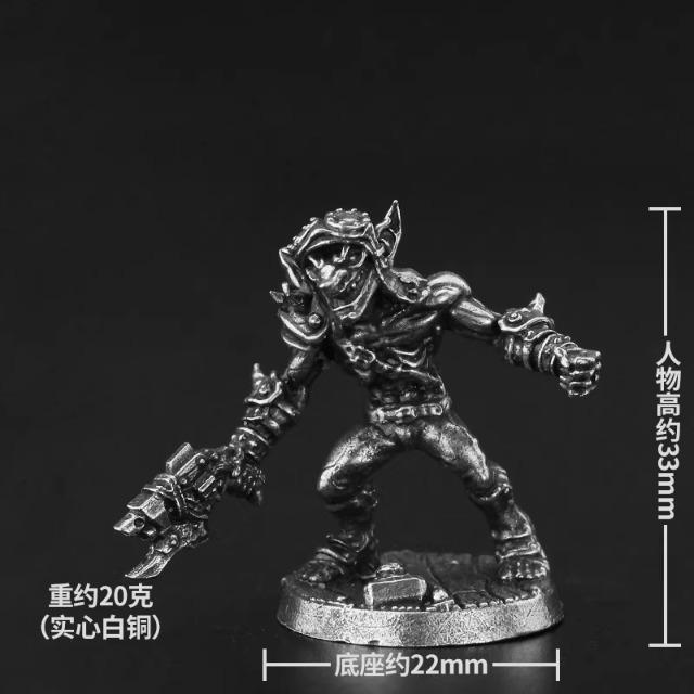 Ancient Goblin Warriors Soldier Model Action Figures Metal Toys Gifts Board Game Piece Desktop Car Interior Ornament Accessories