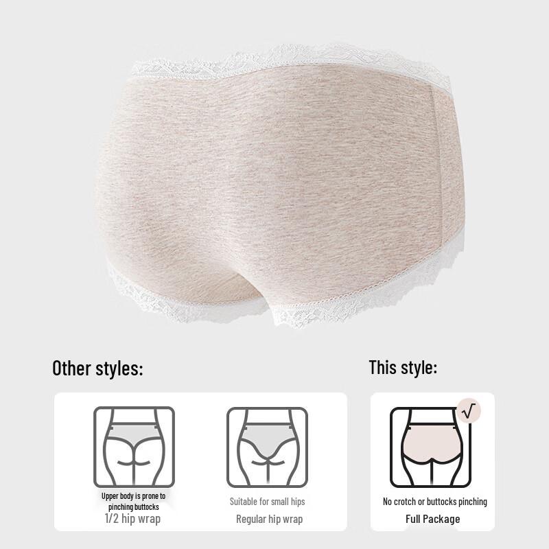 Women's Modal Cotton Antibacterial Mid-Rise Boyshorts