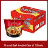classic braised beef flavor, 12 tubs