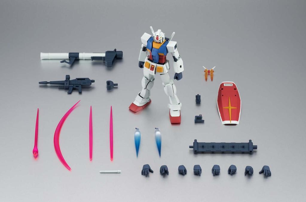 TAMASHII NATIONS ROBOT Spirits Mobile Suit Gundam [SIDE MS] RX-78-2 Gundam Ver. A.N.I.M.E. Resale Approx. 125mm ABS&PVC Painted Movable Figure
