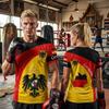 Deutschland German Germany 3D Print National Flag Eagle Unisex Men Women MMA Kick Boxing Muay Thai T Shirt Quick Dry Short Sleeve Streetwear Vintage