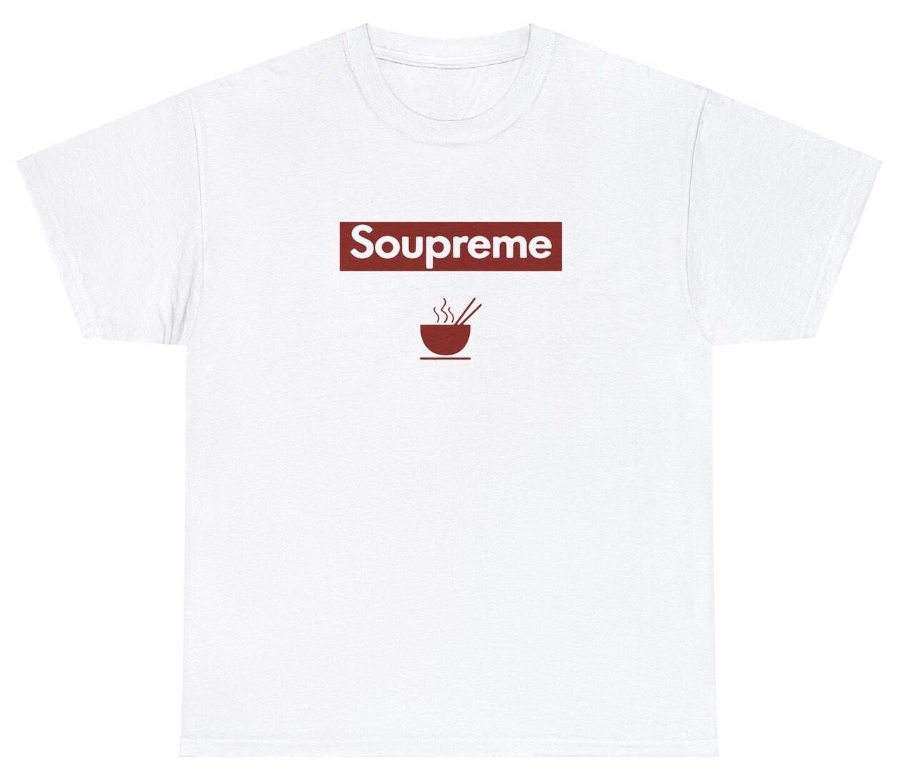 Soupreme T Shirt Funny Ramen Noodle Lovers The Brothers Sun Parody Meme Tee XXL