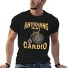 Antiquing Is My Cardio Tshirt Work Basic Short Sleeve Top