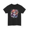 Dia De Los Muertos Shirt Sugar Skull Catrina Floral Watercolor Retro Graphic Tee