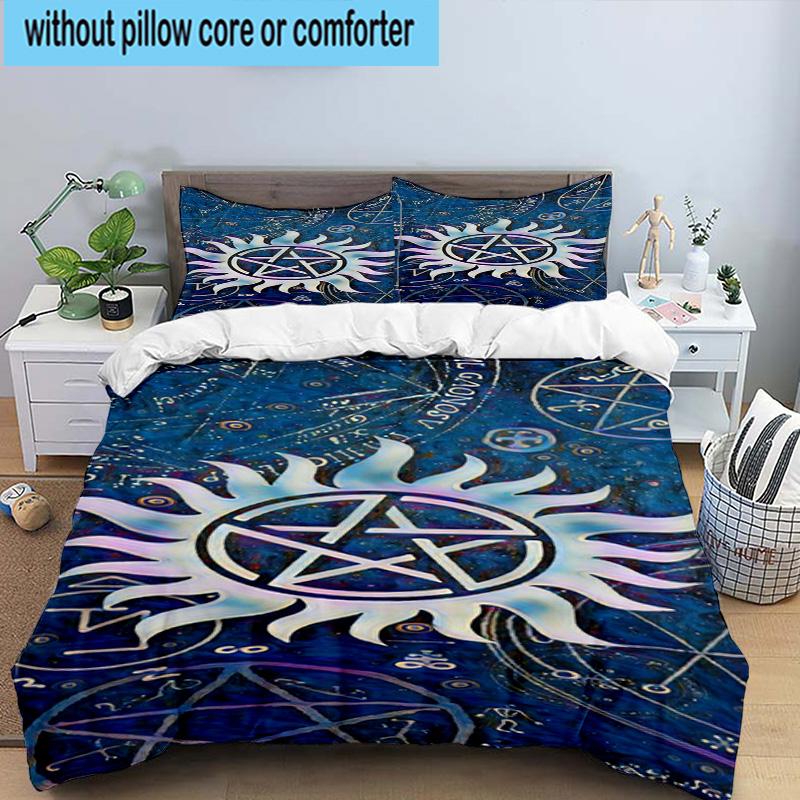 3PCS Natural Symbolism 3pcs Bedding,Including 3PCS Duvet Cover And 2pcs Pillowcases Perfect for Christmas,Ideal for Bedroom, Dormitory