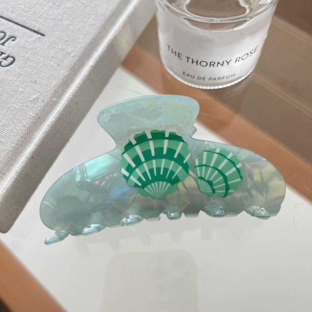 Sweet Ocean Animal Hair Clip Korean Style Geometry Shark Clip Hairpin Shell Hair Claw  Girls