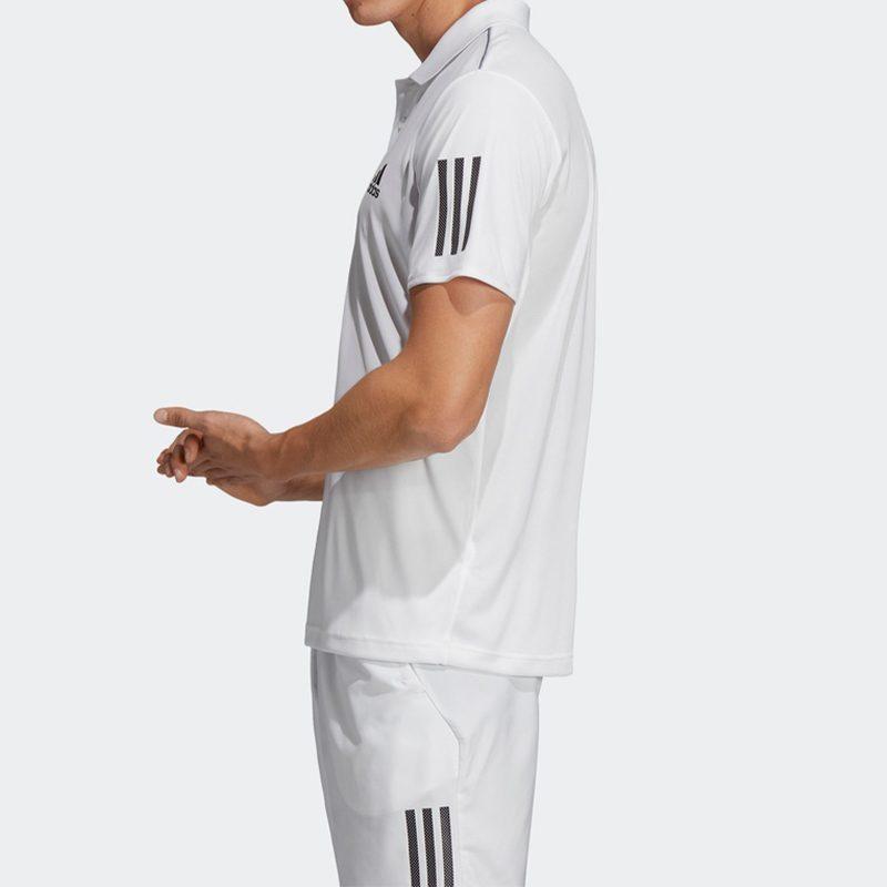 Adidas 3 Stripes Polo Shirt Men's White DU0849